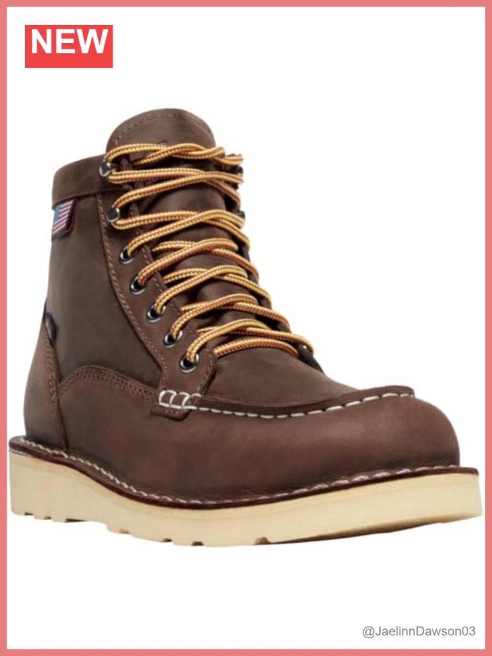 Women's Waterproof Leather Work Boots Moc Toe Non Slip